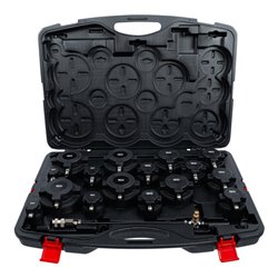 BGS Turbolader-Ladeluft-System-Prüfkoffer-Satz 17 teilig