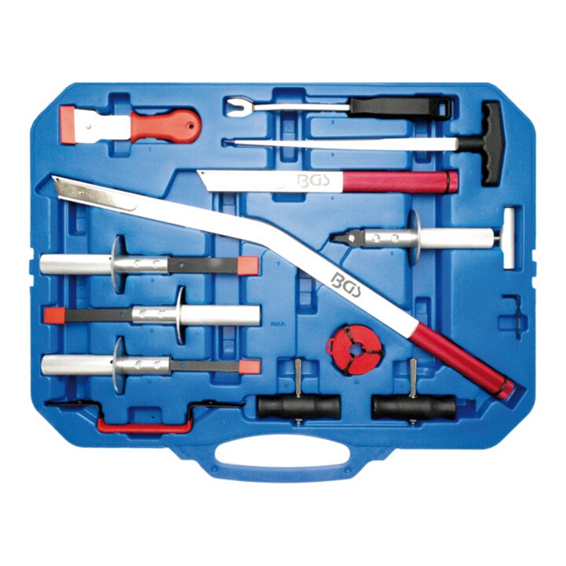 BGS Windschutzscheiben-Werkzeug-Satz 14 teilig