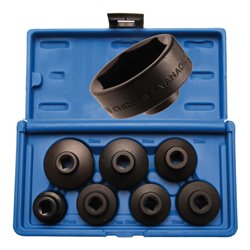 BGS Ölfilterschlüssel-Satz Ø 24 - 38 mm 7 teilig
