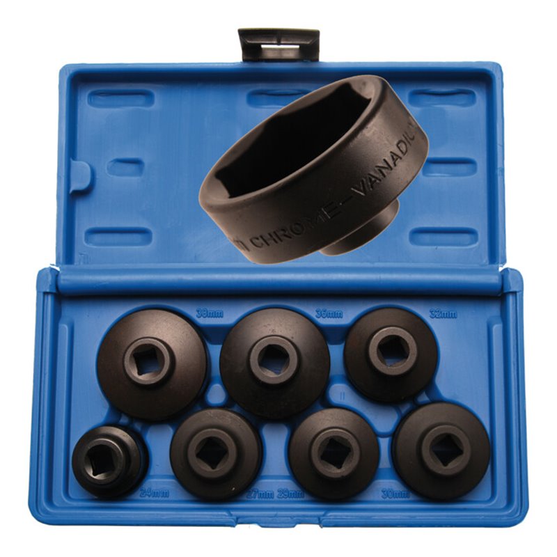 BGS Ölfilterschlüssel-Satz Ø 24 - 38 mm 7 teilig