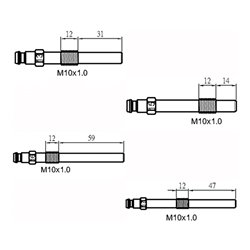 BGS Kompressionstester-Satz für Benzin- und Dieselmotoren