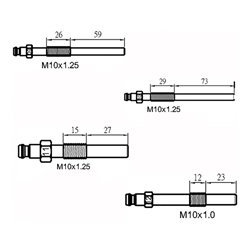 BGS Kompressionstester-Satz für Benzin- und Dieselmotoren