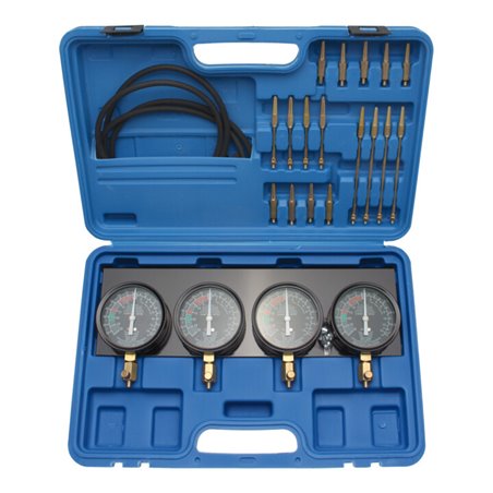 BGS Synchron-Vergaser-Testgerät mit 4 Synchronuhren 29 teilig