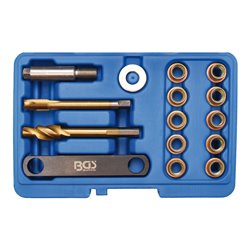 BGS Reparatur-Satz für Bremsgewinde für VAG M12 x 1,5 mm 15 teilig