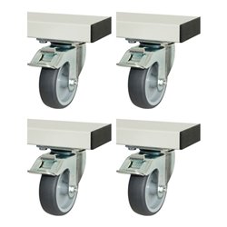 RAU Rollensatz für Serie adlatus 300+600 4 Lenkrollen