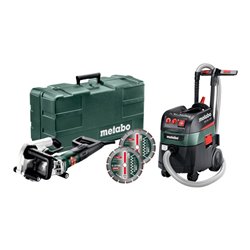 Metabo Mauernutfräse MFE 40 + Allessauger ASR 35 L ACP Set + 2 Diamant-Trennscheiben Classic UC Kunststoffkoffer