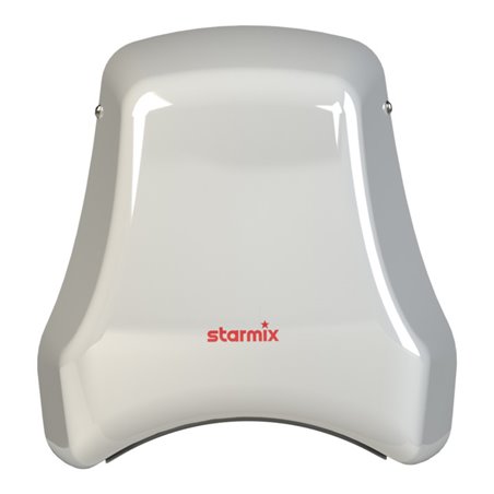 Starmix Vandalen-Händetrockner weiß pulver-beschichtetes Stahlgehäuse