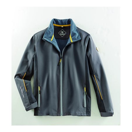 Roadsign Softshelljacke anthrazit/gelb
