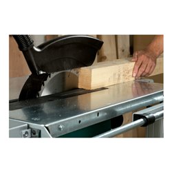 Metabo Set Tischkreissäge TKHS 315 M - 4,20 DNB mit kugelgelagertem Schiebeschlitten, für Drehstrom Karton