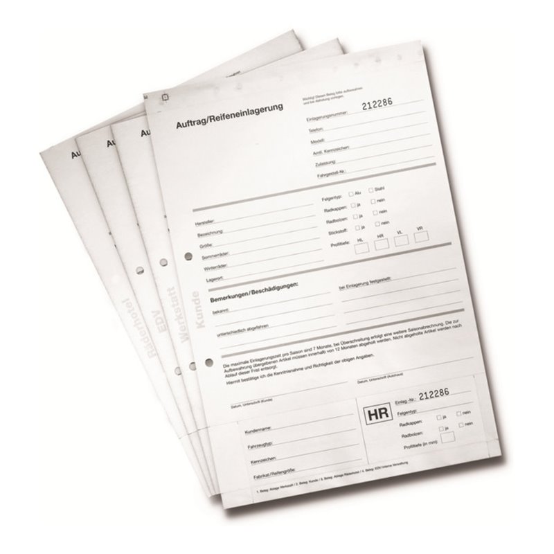 Eichner Einlagerungsformular