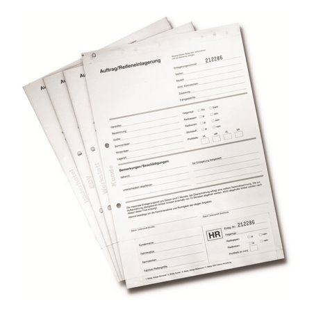 Eichner Einlagerungsformular