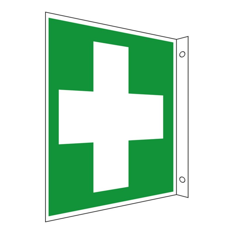 Eichner Rettungs-Fahnenschild Erste Hilfe Fahne