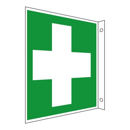 Eichner Rettungs-Fahnenschild Erste Hilfe Fahne
