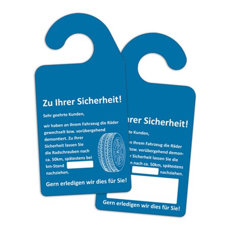 Eichner Kundendienst-Spiegelanhänger