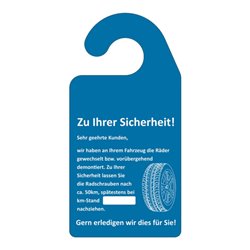 Eichner Kundendienst-Spiegelanhänger