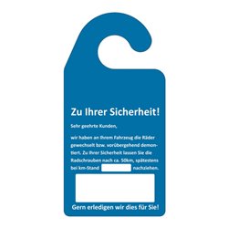 Eichner Kundendienst-Spiegelanhänger