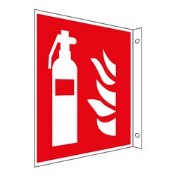 Eichner Brandschutz-Fahnenschild Feuerlöscher 30x30 cm