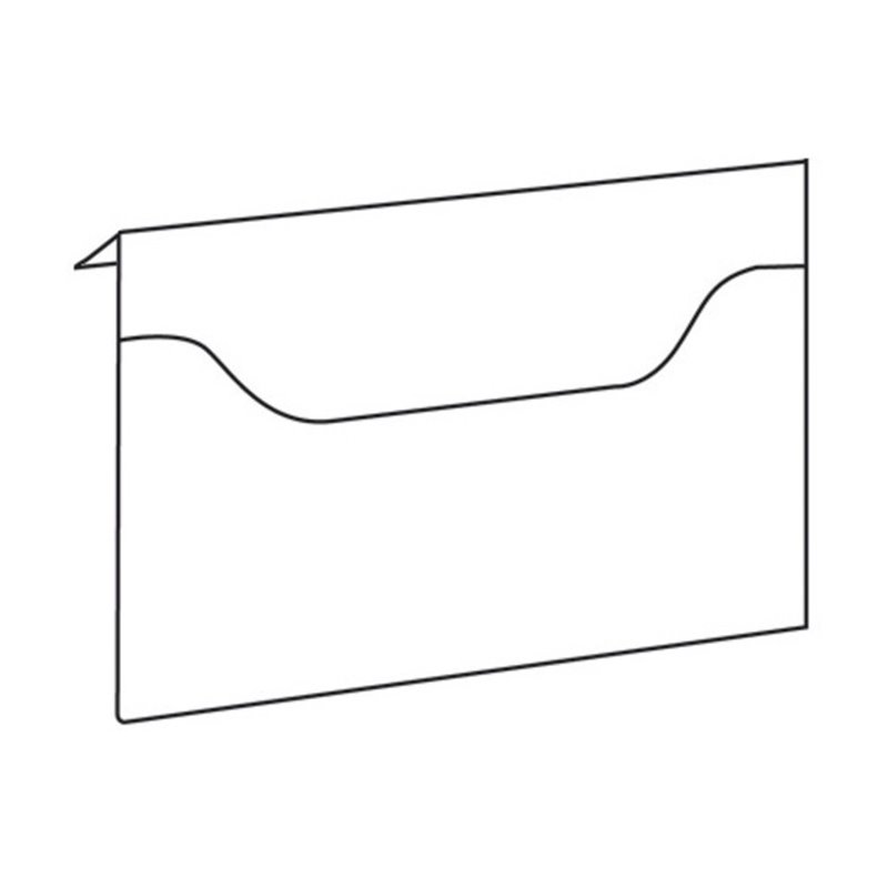 Eichner EINZIEHTASCHE A4Q BOGENSCHNITT