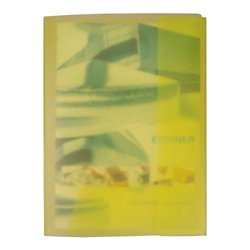 Eichner PP-Mappe A4 mit Klappen, weiß, Abheftöse