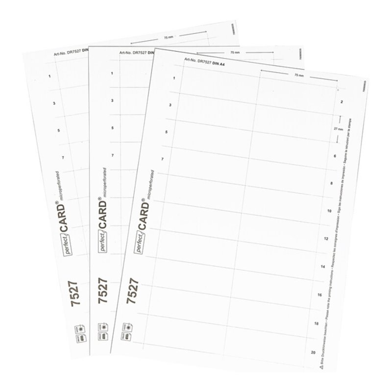 Eichner Blanko-Druckbogen für EICHNER Namenschilder Metallic