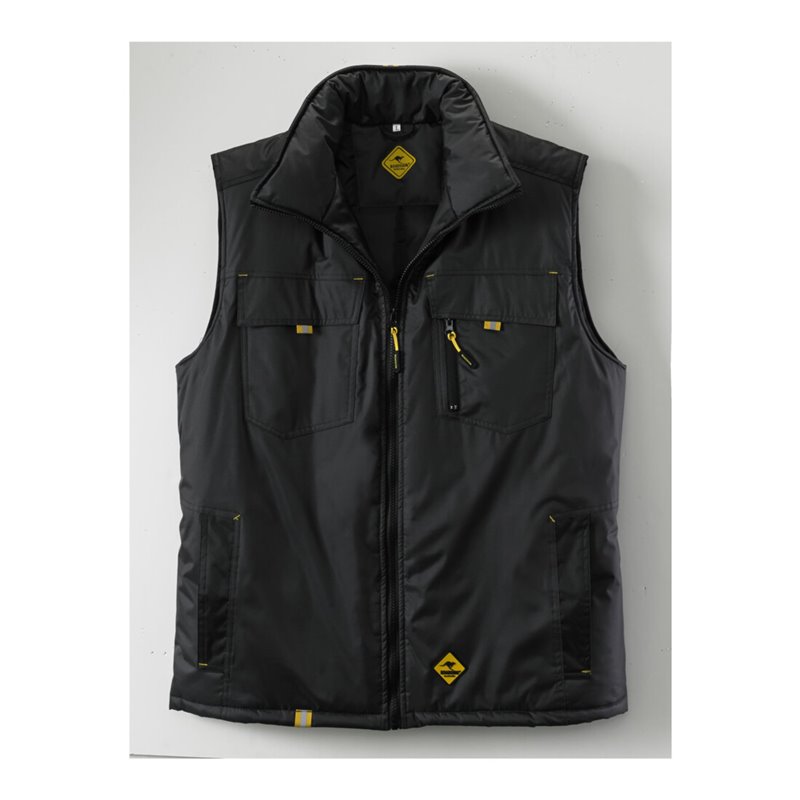 Roadsign Weste anthrazit/gelb