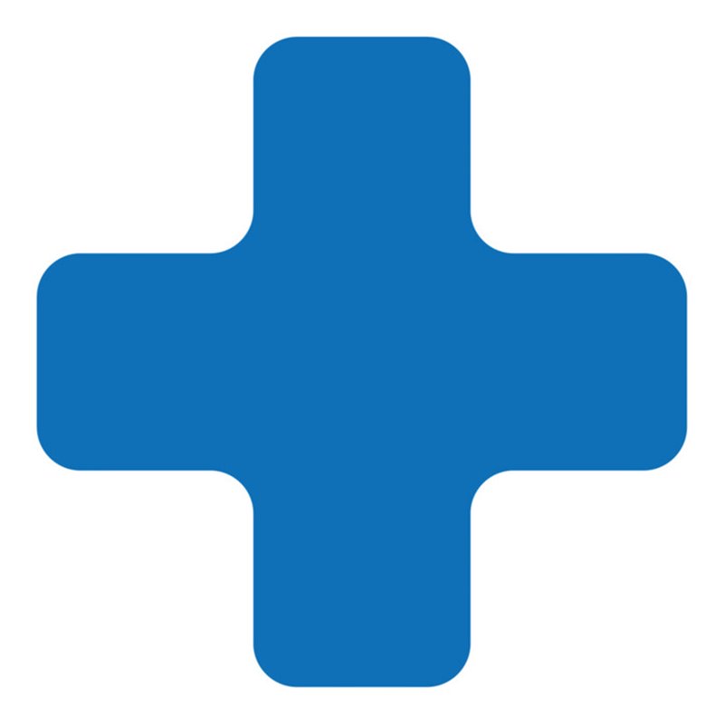 Eichner Stellplatzmarker X-Stück PVC Blau