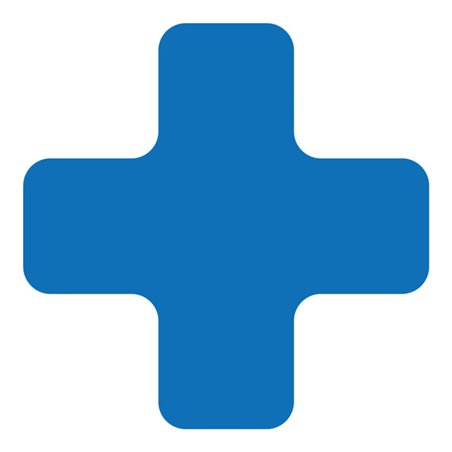 Eichner Stellplatzmarker X-Stück PVC Blau