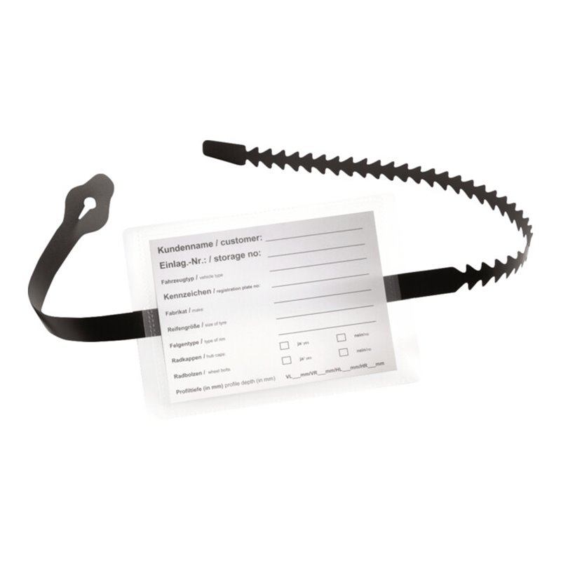 Eichner Rad-/Reifenanhänger ink. Fixierband und Etiketten