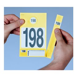 Eichner SCHÜSSELANHÄNGER-SET blau 1-300 nummeri