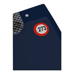 Eichner SCHÜSSELANHÄNGER-SET blau 1-300 nummeri