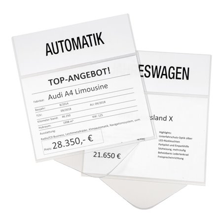 Eichner Preis- und Werbedisplay DIN A4 zur individuellen Gestaltung