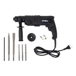 STIER Bohrhammer SHB-T-4900, 800 W, 3,3 J, 0-4900 Schläge/Min, SDS-Plus Aufnahme