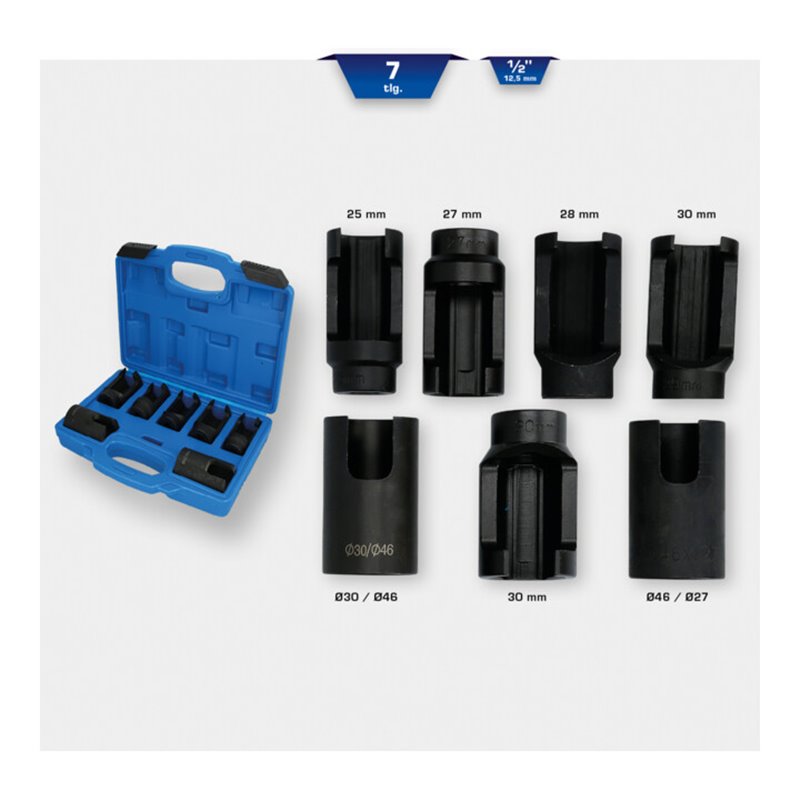 Brilliant Tools Injektor-Stecknuss-Satz, 7-tlg