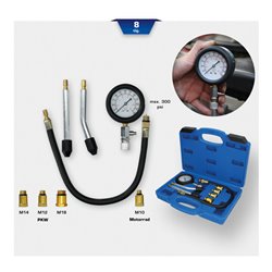 Brilliant Tools Kompressionstester-Satz für Benzin Motoren, 8-tlg