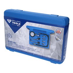 Brilliant Tools Kompressionstester-Satz für Benzin Motoren, 8-tlg