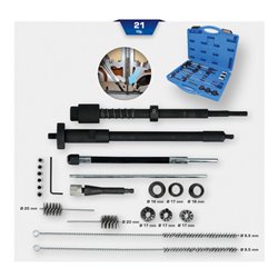 Brilliant Tools Injektorsitz- und Schacht-Reinigungs-Satz, 21-tlg