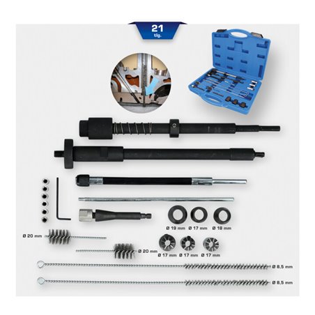 Brilliant Tools Injektorsitz- und Schacht-Reinigungs-Satz, 21-tlg