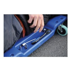 Brilliant Tools Fahrbare Liege, L1030 x B480 x H115 mm