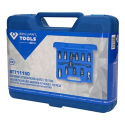 Brilliant Tools Öldienst-Stecknuss-Satz, 12-tlg