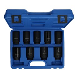 Brilliant Tools Antriebswellen-Stecknuss-Satz, 9-tlg