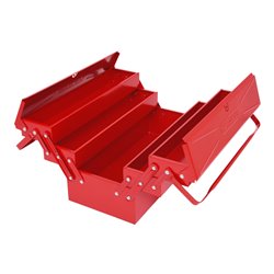 KS Tools Werkzeugkiste Metall mit 5 Fächer, Breite 200 mm, Höhe 190 mm