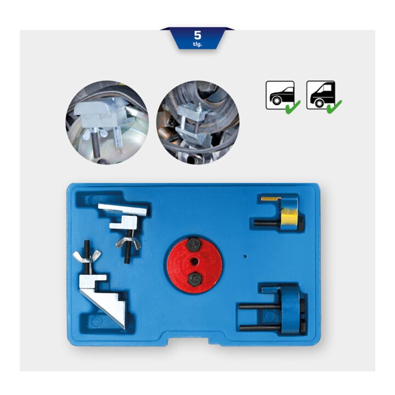 Brilliant Tools Keilriemen Montage und Demontage-Werkzeug-Satz, 5-tlg