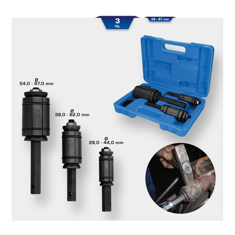 Brilliant Tools Auspuffrohrformer-Satz, 3-tlg