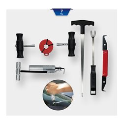 Brilliant Tools Windschutzscheiben-Ausbau-Satz, 7-tlg