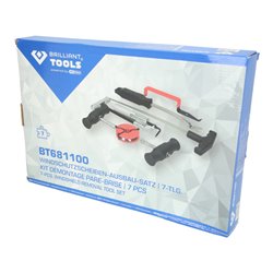 Brilliant Tools Windschutzscheiben-Ausbau-Satz, 7-tlg