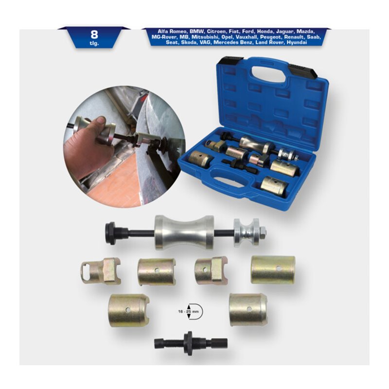 Brilliant Tools Scheibenwischerarm-Abzieher-Satz, 8-tlg