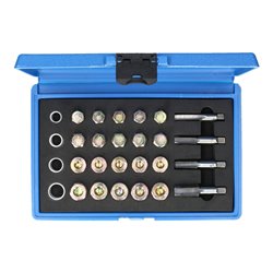 Brilliant Tools Reparatursatz für Öl-Ablassschrauben-Gewinde, 64-tlg