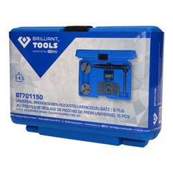 Brilliant Tools Universal-Bremskolben-Rückstellwerkzeug-Satz, 5-tlg