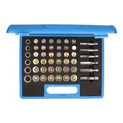 Brilliant Tools Reparatursatz für Öl-Ablassschrauben-Gewinde, 114-tlg