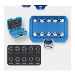 Brilliant Tools Felgenschloss-Sortiment für VW, 10-tlg